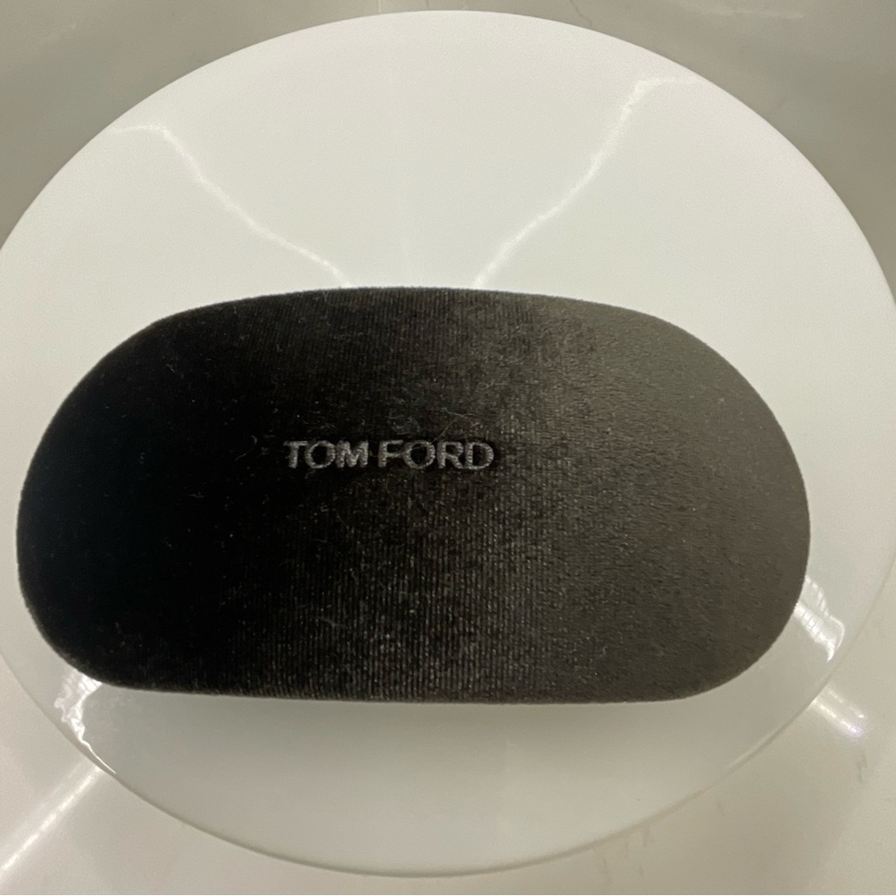 TOM FORD Glasses/Sunglasses  Case Brown Velvet suede-like interior